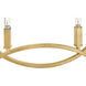 Leona 12 Light 45 inch Distressed Brass Chandelier Ceiling Light
