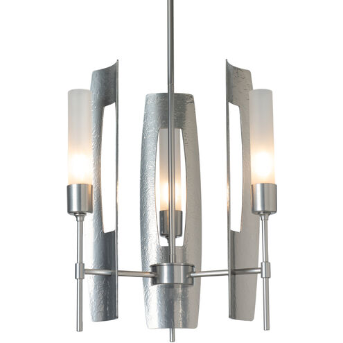Passage 3 Light 16 inch Dark Smoke Pendant Ceiling Light in Clear