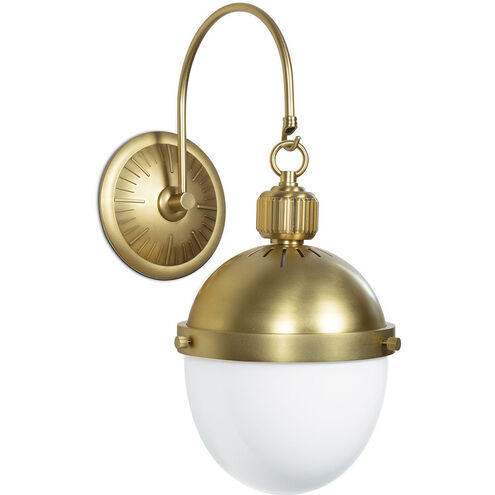 Otis Wall Sconce Wall Light in Natural Brass