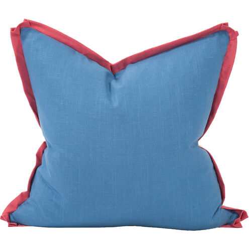 Madcap Cottage 24 inch Cove End Summer Pillow, with Down Insert