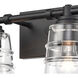 Pulsate 4 Light 30.25 inch Matte Black Vanity Light Wall Light