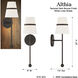 Althia Wall Sconce Wall Light in Textured Dark Bronze