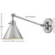 Arti 7.75 inch Polished Nickel Indoor Wall Sconce Wall Light