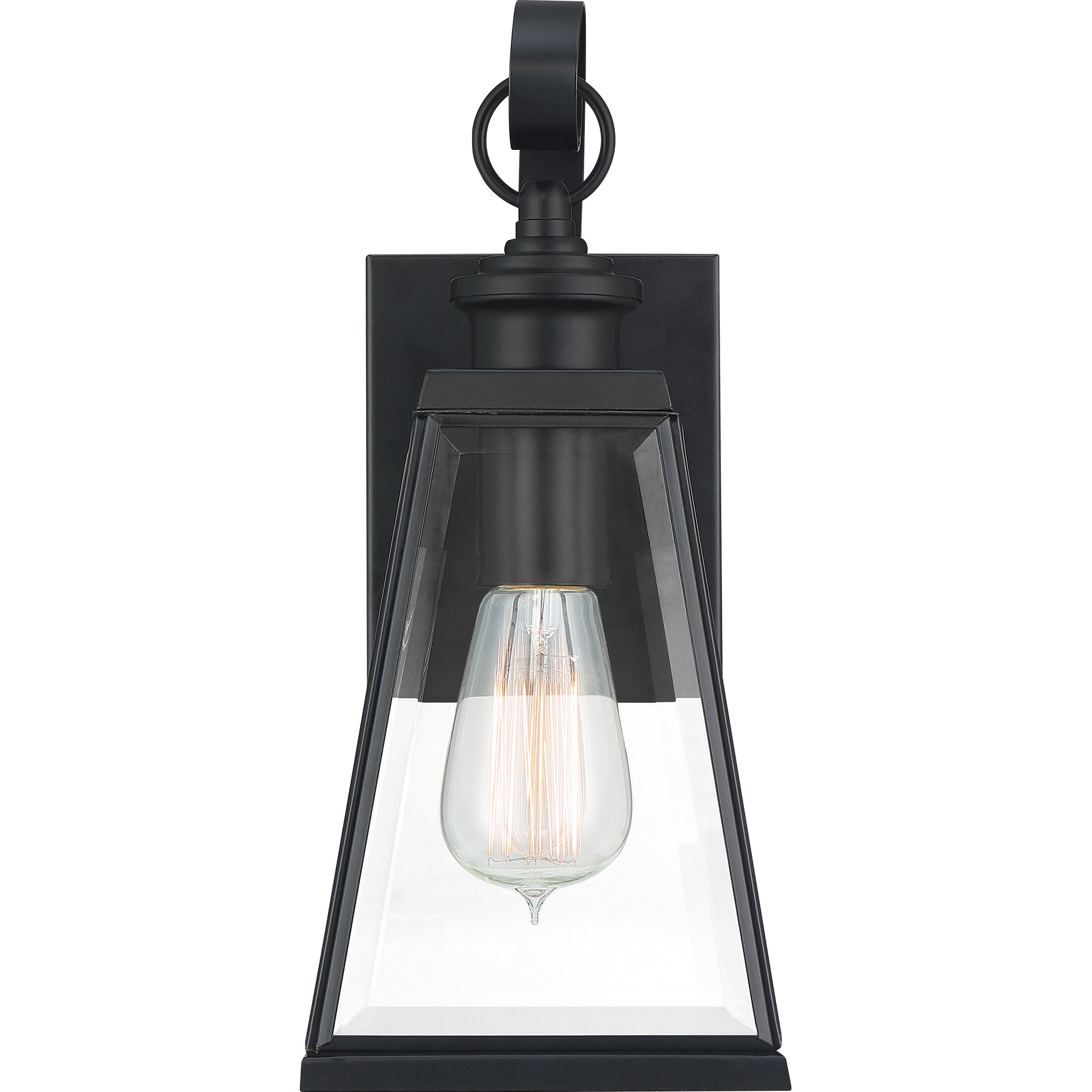 Paxton 1 Light 13 inch Matte Black Outdoor Wall Lantern