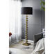 Anita 65 inch 60.00 watt Gold and Black Floor Lamp Portable Light
