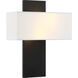 Stafford LED 11 inch Matte Black Wall Sconce Wall Light