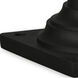 Outdoor Pier Mount Adapters 6 inch Textured Black Outdoor Pier Mount Adapter