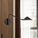 Alora Mood Ashford 1 Light 8.75 inch Matte Black Wall Sconce Wall Light