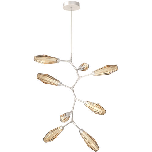 Aalto LED 37.1 inch Beige Silver Chandelier Ceiling Light, Modern Vine