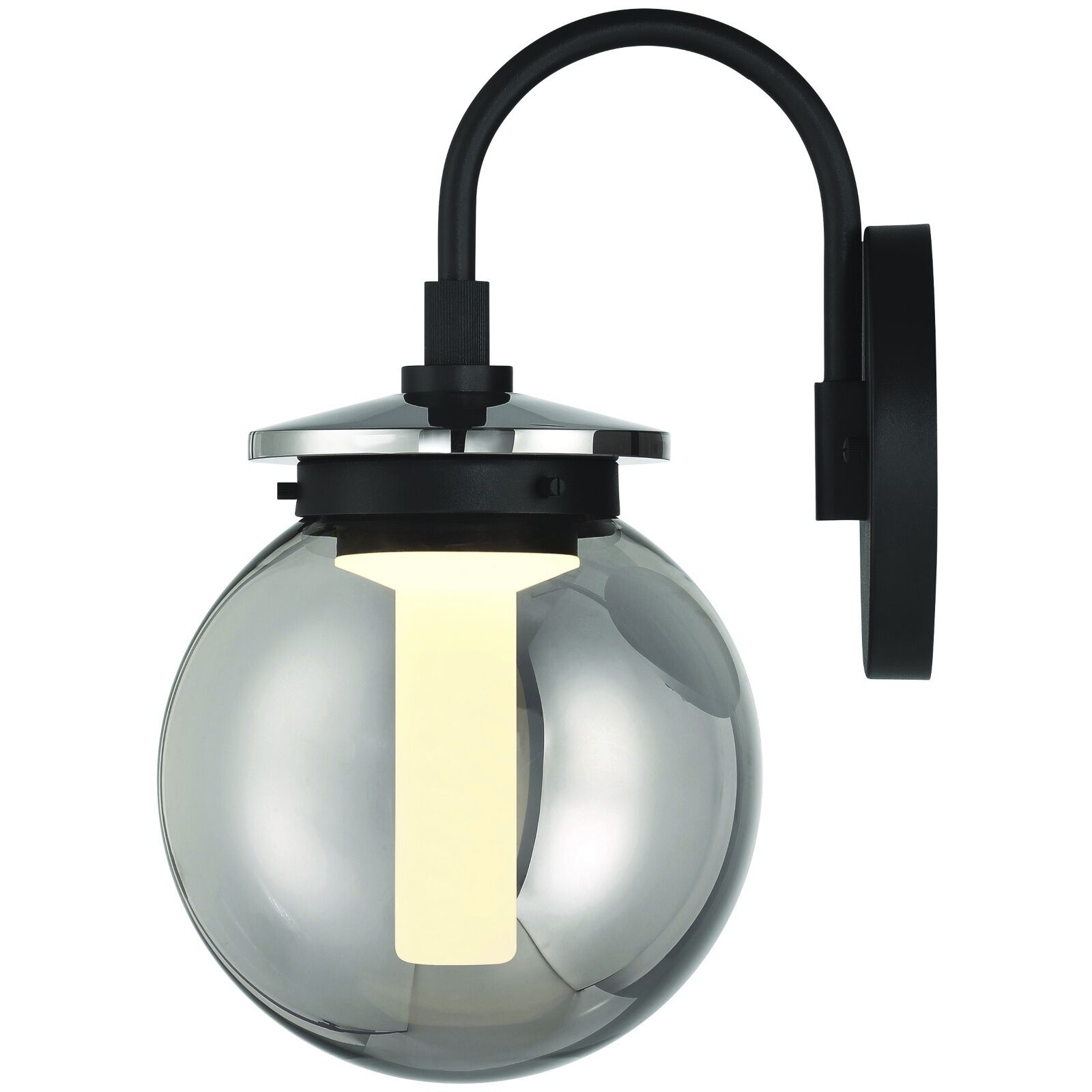 Caswell 1 Light 14 inch Black Outdoor Wall Lantern