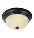 Browns 2 Light 13 inch Rubbed Oil Bronze Flushmount Ceiling Light