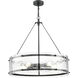 Bennetti 5 Light 24.75 inch Matte Black Chandelier Ceiling Light