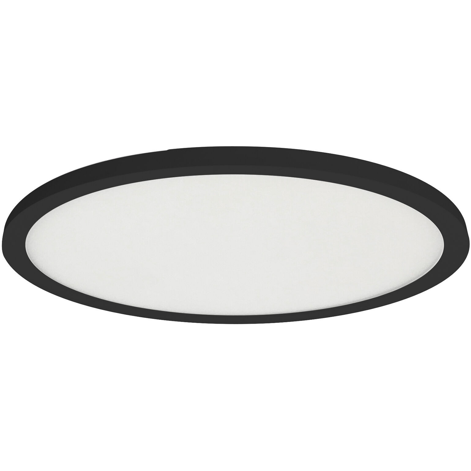 ELO 15.63 inch Black Surface Mounted LED Ceiling Light in 3000K