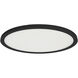 ELO 15.63 inch Black Surface Mounted LED Ceiling Light in 3000K