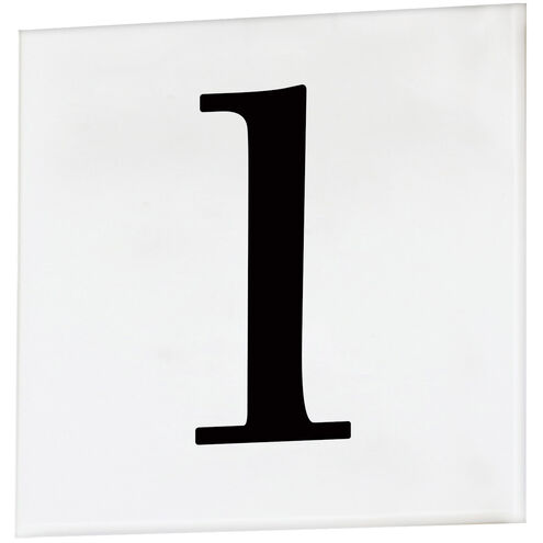 Address White Square Tile
