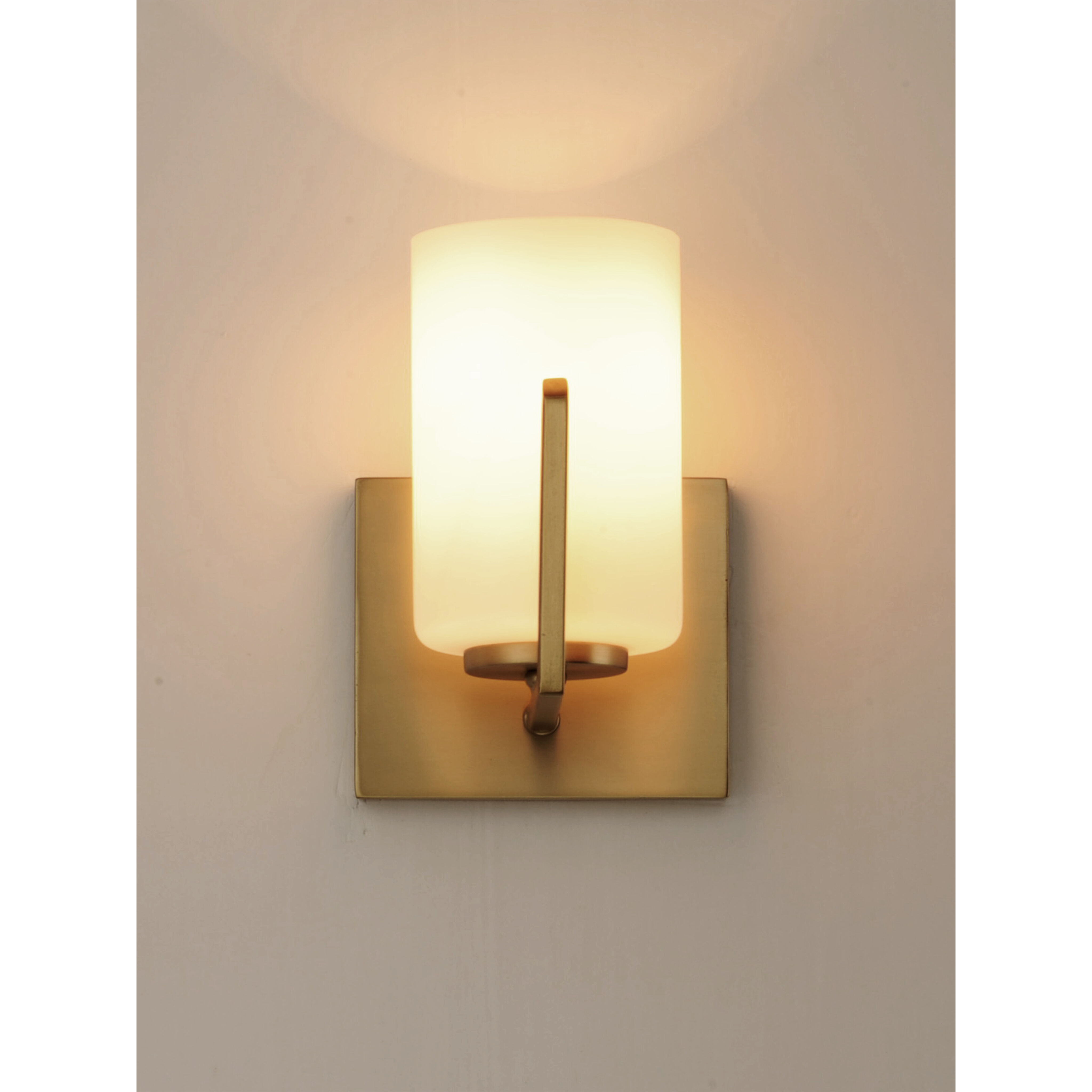Dart 1 Light 5.5 inch Satin Brass Wall Sconce Wall Light