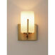 Dart 1 Light 5.5 inch Satin Brass Wall Sconce Wall Light
