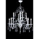 Contemporary 12 Light 29 inch Silver Chandelier Ceiling Light