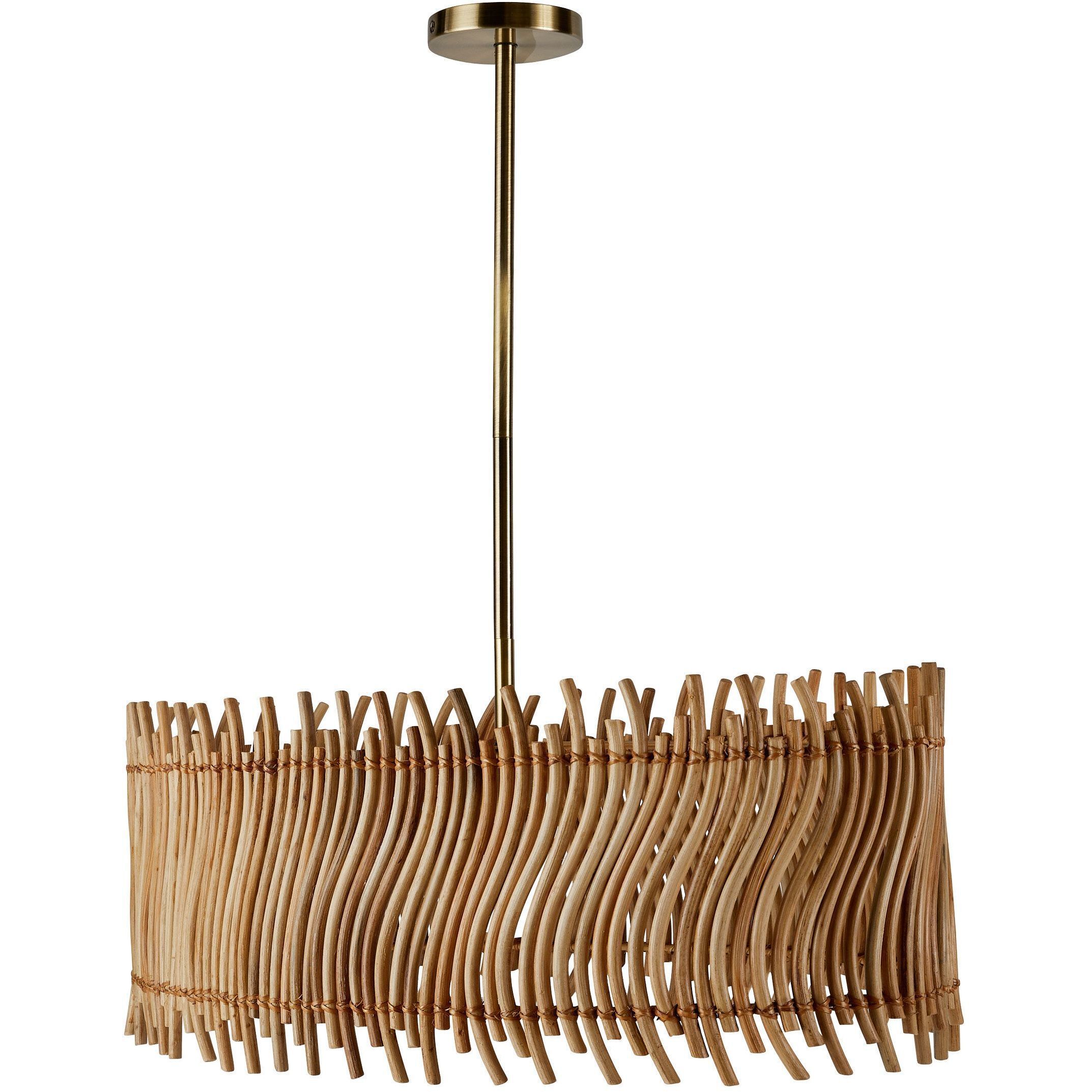 Cabrera 1 Light 30 inch Natural Pendant Ceiling Light