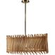 Cabrera 1 Light 30 inch Natural Pendant Ceiling Light