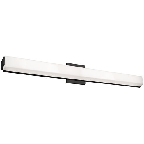 Latitude LED 36.75 inch Black Bath Vanity Light Wall Light