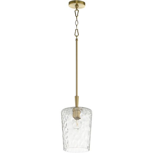 Goodwin 1 Light 8 inch Aged Brass Pendant Ceiling Light