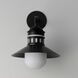Admiralty 1 Light 16.75 inch Black Outdoor Wall Mount