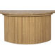 Penny 39 X 39 inch Natural Coffee Table, Large