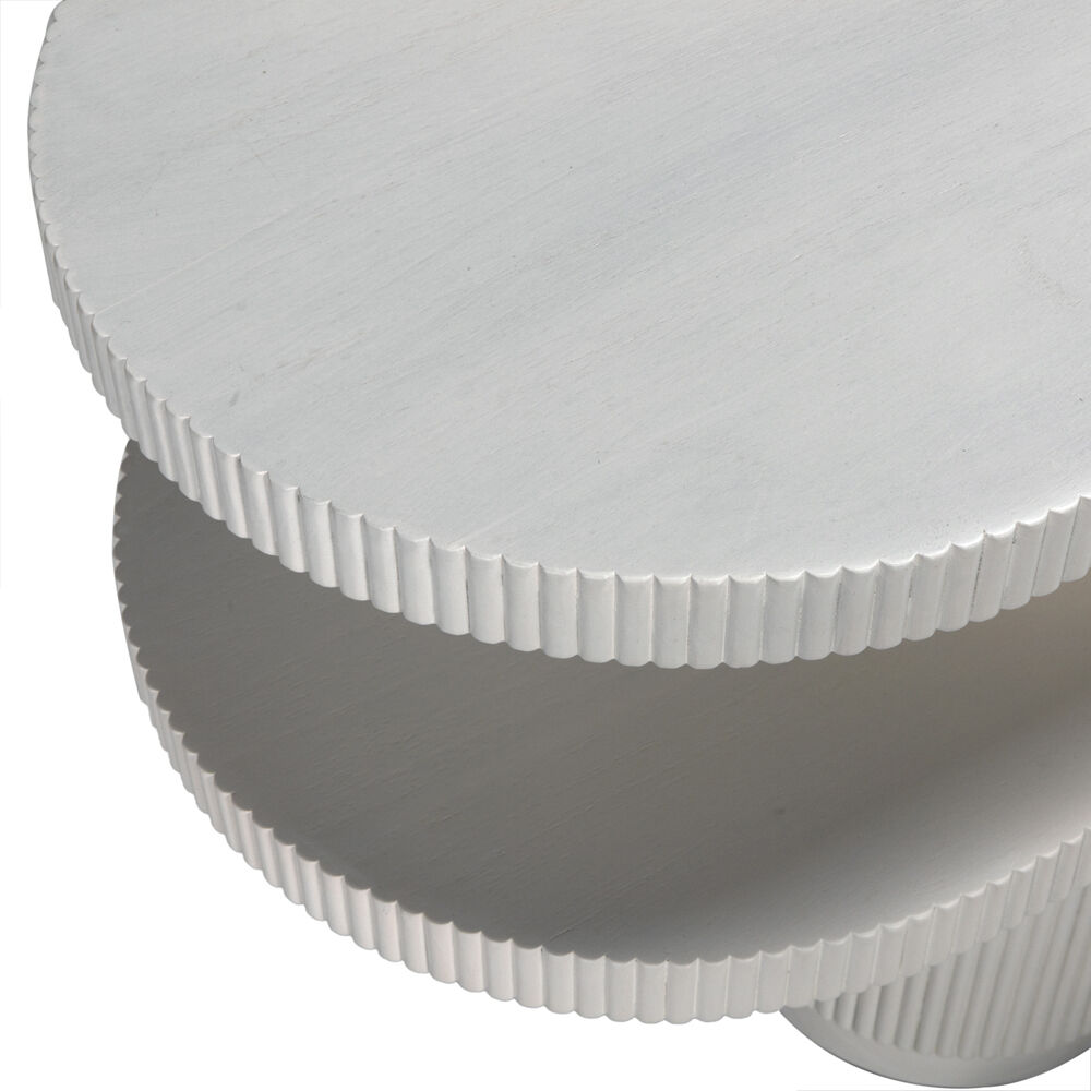 Parker 60 X 19 inch White Wash Console, Small