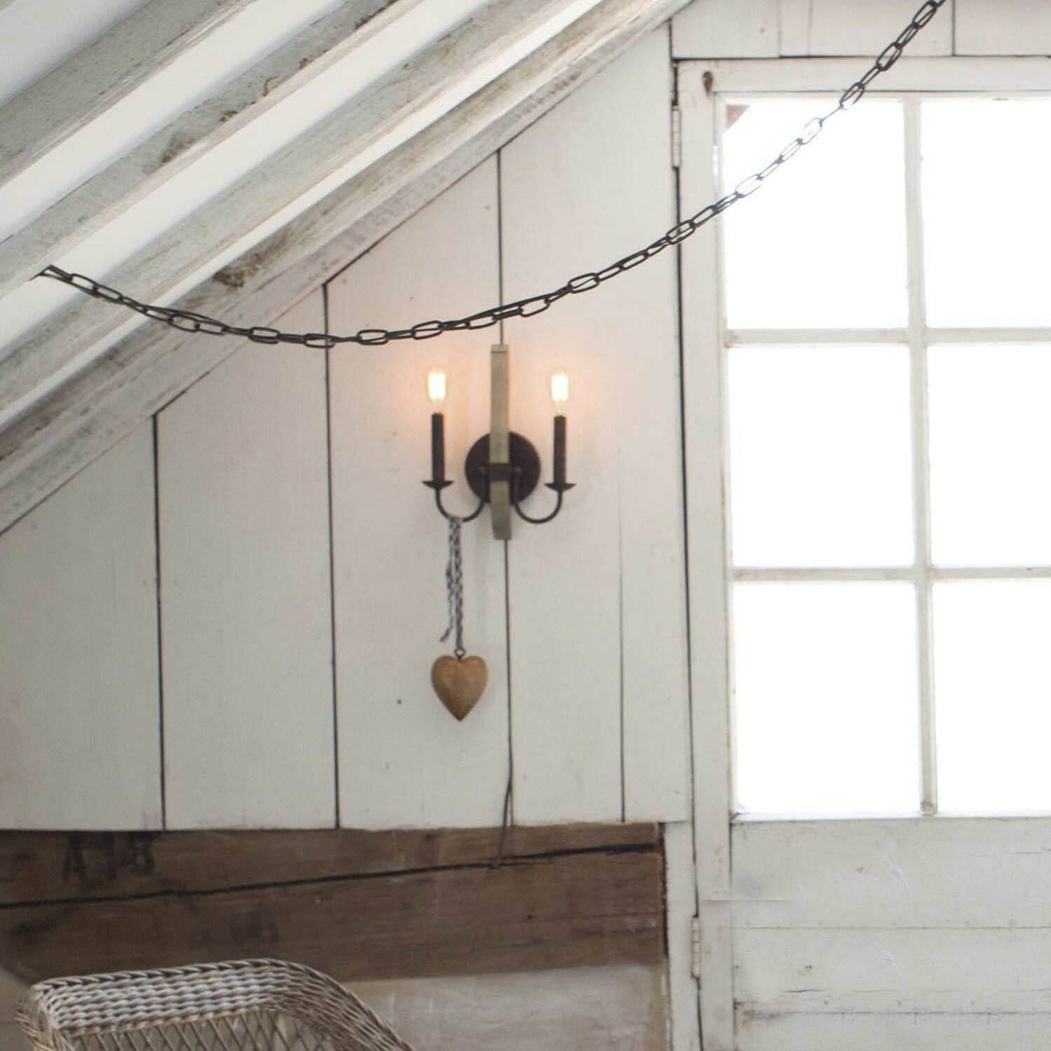 Middlefield LED 10 inch Iron Rust ADA Sconce Wall Light