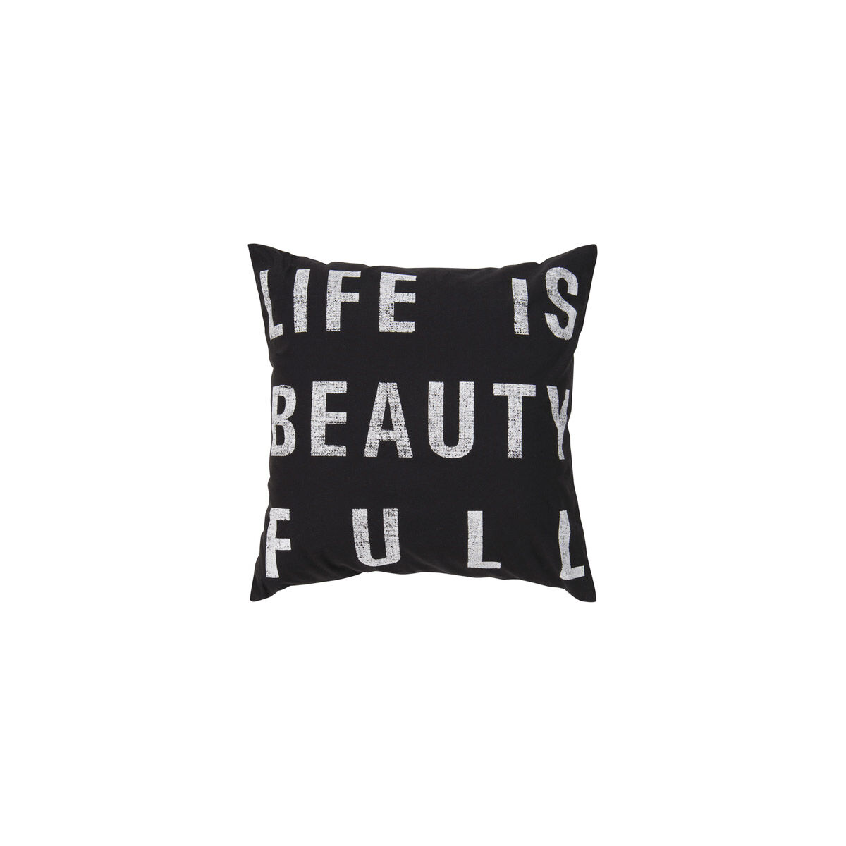 Typography 22 X 22 inch Black/White Pillow Kit