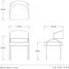 Bahati Pine and Natural Iron Chair