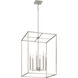 Signature 6 Light 18 inch Brushed Polished Nickel Foyer Light Ceiling Light