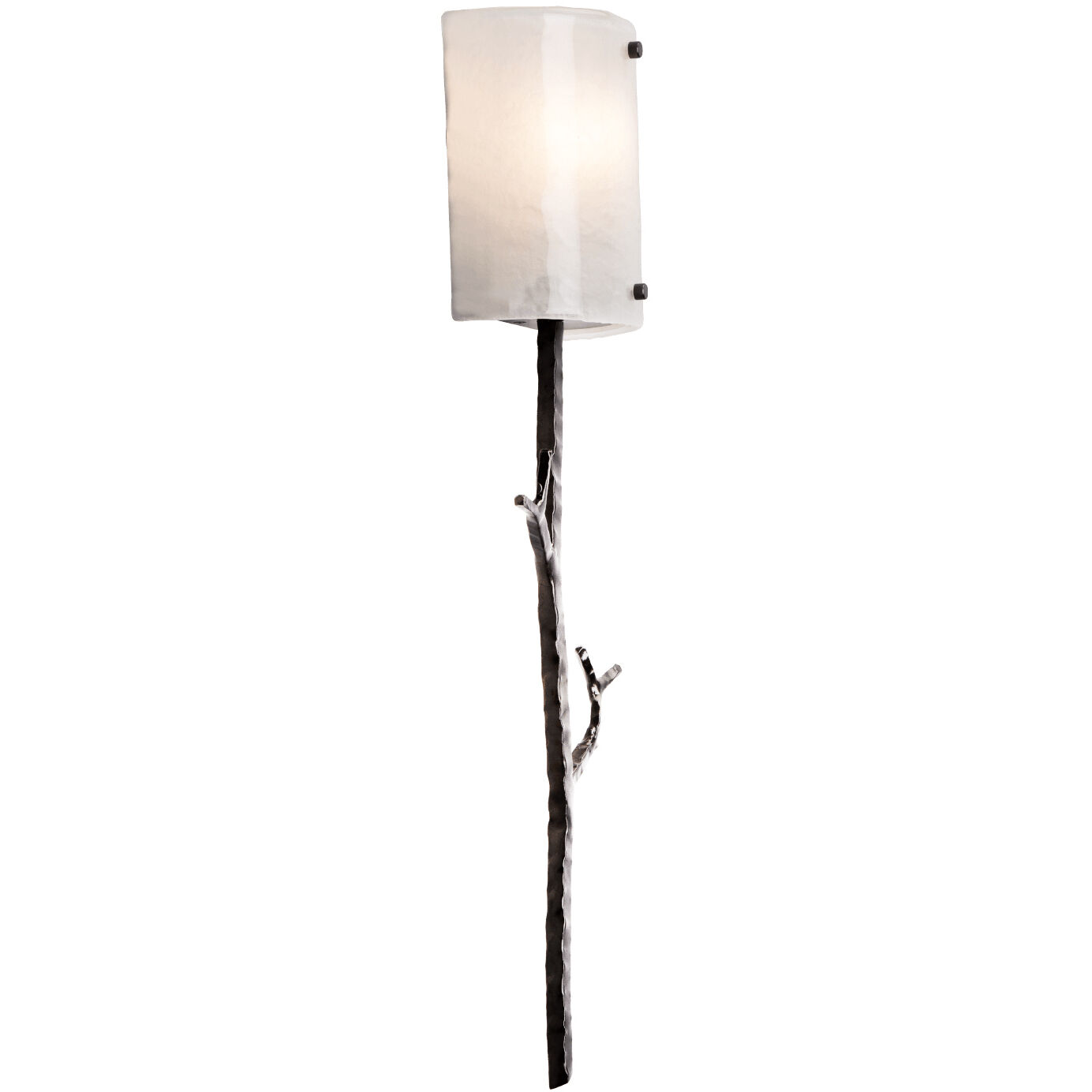 Ironwood 1 Light 6.6 inch Beige Silver Cover Sconce Wall Light in Metallic Beige Silver, Ivory Wisp, Twig
