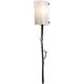 Ironwood 1 Light 6.6 inch Beige Silver Cover Sconce Wall Light in Metallic Beige Silver, Frosted Granite, Twig