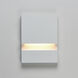 Brink LED 8 inch White Outdoor Wall Mount