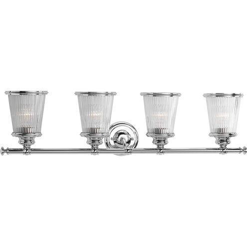 Radiance 4 Light 33 inch Polished Chrome Bath Vanity Wall Light
