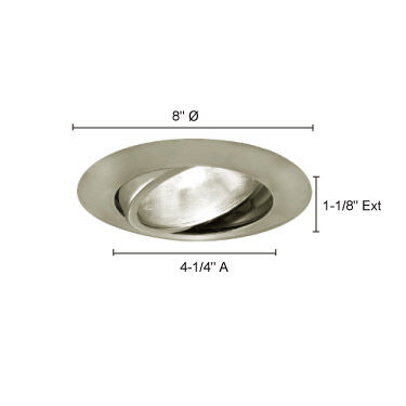 Signature White Recessed Lighting Trim