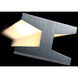 I-Beam LED 3 inch Brushed Aluminum ADA Wall Sconce Wall Light in 14in.