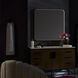 Avior 36 X 36 inch Black LED Lighted Mirror, Vanita by Oxygen