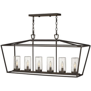 Open Air Alford Place LED 40 inch Oil Rubbed Bronze Outdoor Linear Hanging Light, Estate Series