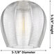 Ballston Norfolk 1 Light 6 inch White and Polished Chrome Mini Pendant Ceiling Light in Clear Glass