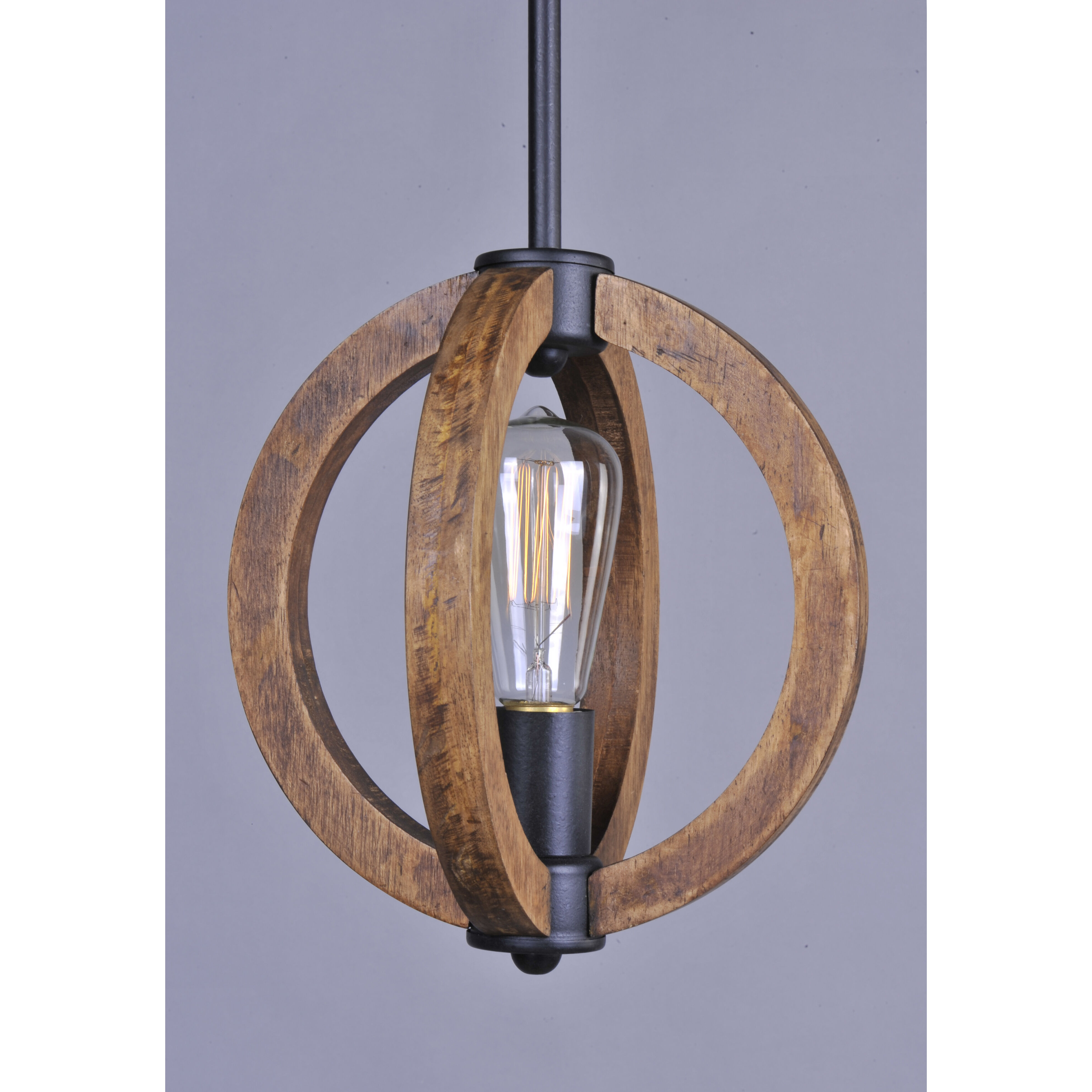 Bodega Bay 1 Light 10 inch Anthracite Mini Pendant Ceiling Light in Bulb Not Included