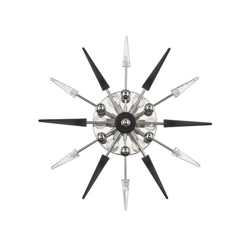 Sparta 6 Light 25.25 inch Polished Nickel Wall Sconce Wall Light