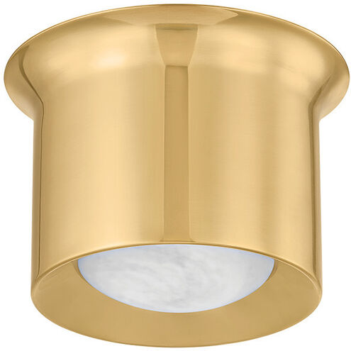 Noxon LED 7 inch Aged Brass Flush Mount Ceiling Light