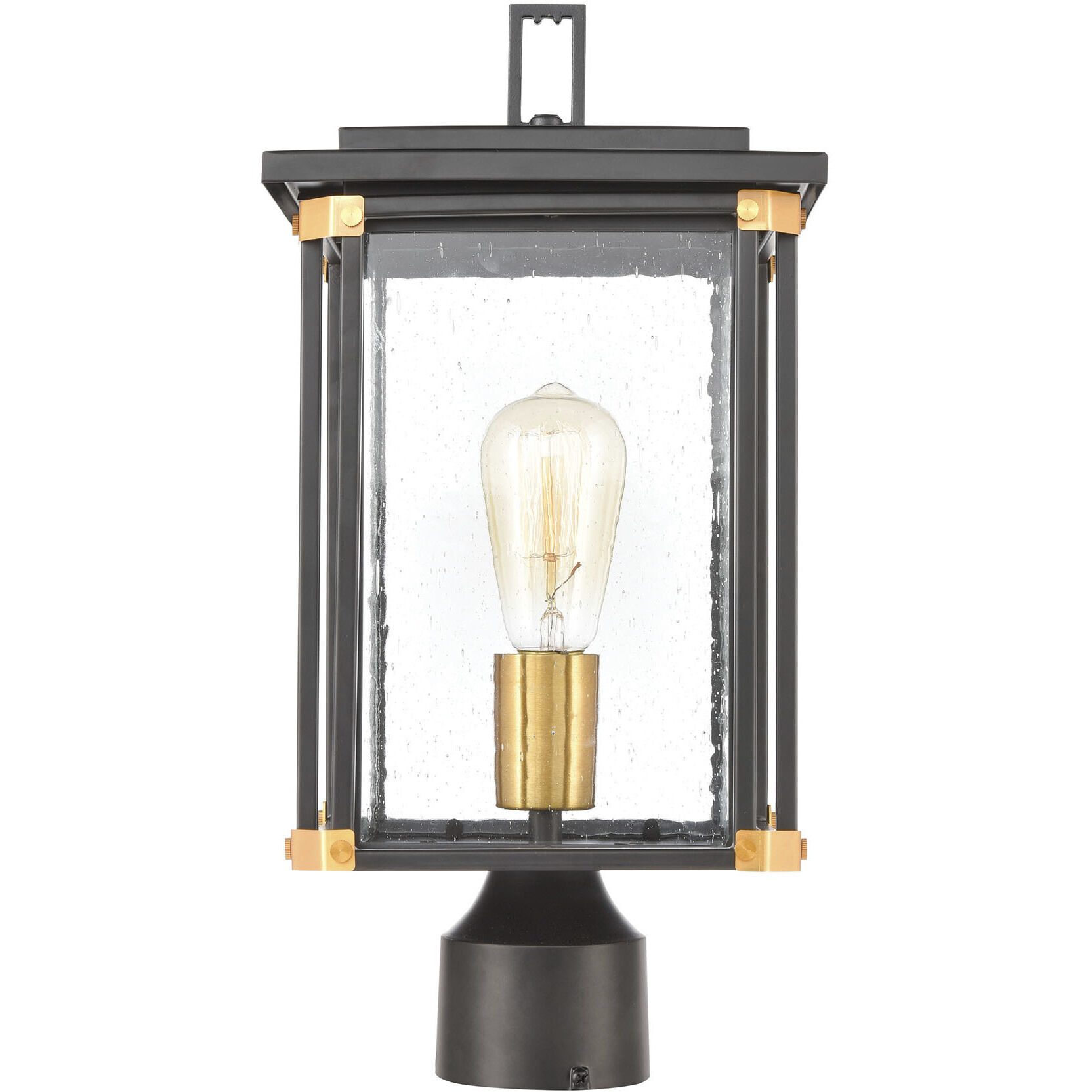 Vincentown 1 Light 17 inch Matte Black Outdoor Post Light