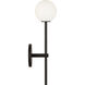 Richard June Sorelle 1 Light 4.5 inch Aged Iron Wall Sconce Wall Light in LED