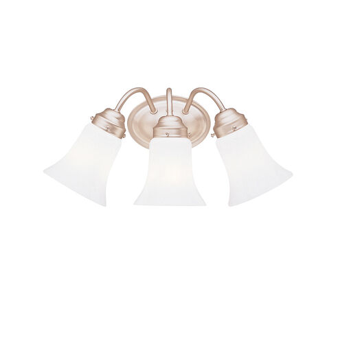 Independence 3 Light 18 inch Brushed Nickel Wall Mt Bath 3 Arm Wall Light