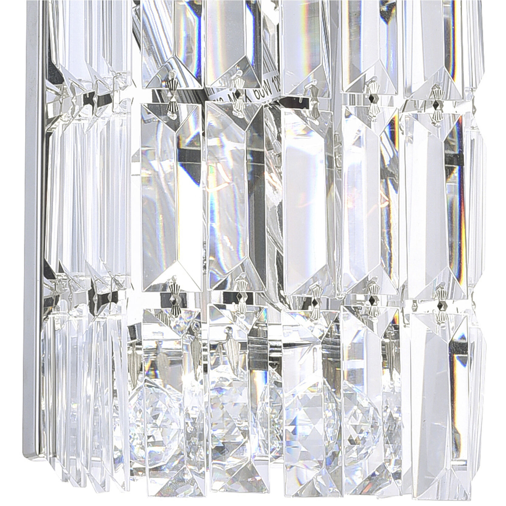 Colosseum 2 Light 5 inch Chrome Bathroom Sconce Wall Light