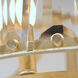 Odeon 33 inch Golden Silver Fandelight